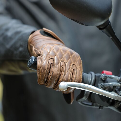 Yellow Kiwi Leather Motorcycle Gloves Cowhide Leather Biker Etsy