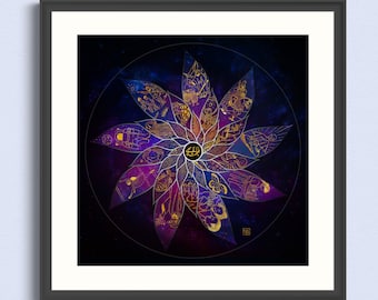 DOWNLOADABLE The Letters B and E Mandala