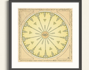 DOWNLOADABLE Shrine of the Báb Dome Mandala