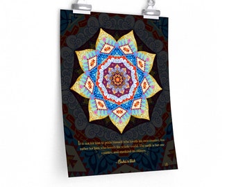 PRINT Earth is One Country Mandala