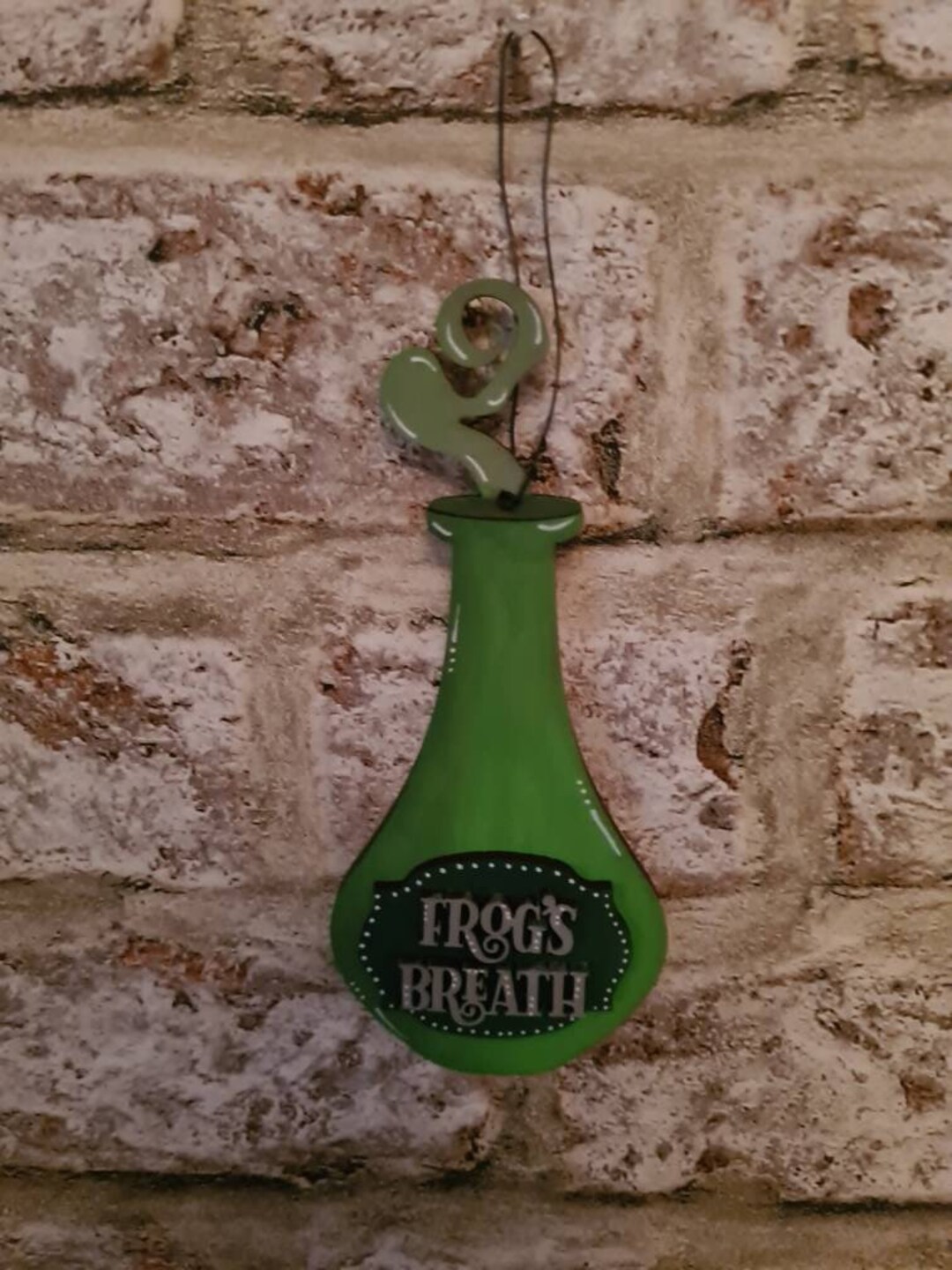 Frogs Breath Potion Halloween Decoration Handmade Handpainted Etsy