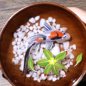 Resin Bonsai Painting, Resin Painting  koi in Wood Bowl, 3D resin painting, Painting Art, Collection Art, Art Decoration, painting gift