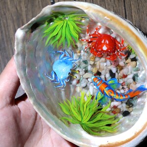 Abalone Shell Aquarium 3D Painting 3D Resin Painting - Etsy