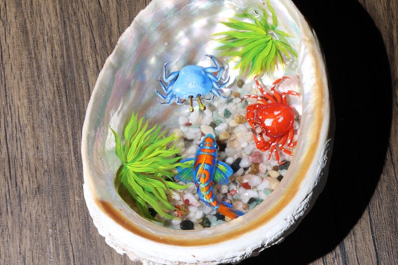 Abalone Shell Aquarium 3D Painting 3D Resin Painting - Etsy