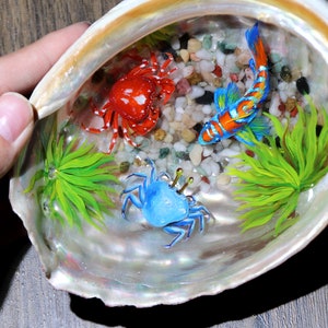 Abalone Shell Aquarium 3D Painting 3D Resin Painting - Etsy