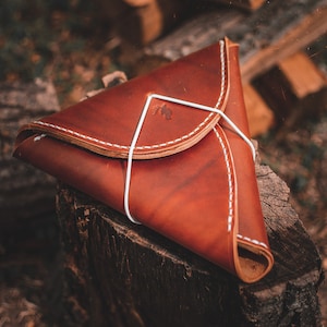 Asiento de trípode de cuero Bushcraft - Trípode no incluido
