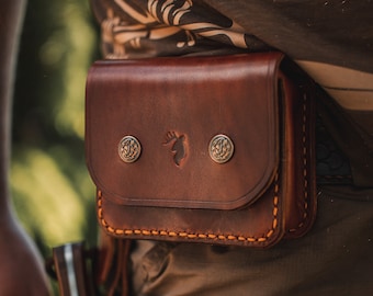 Bushcraft Leather Belt Bag