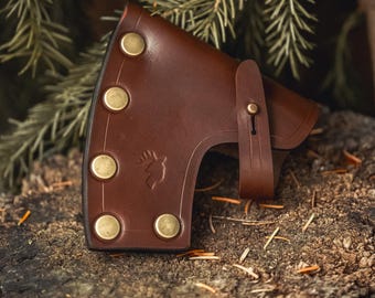 Leather Axe Sheath for 8cm Blades