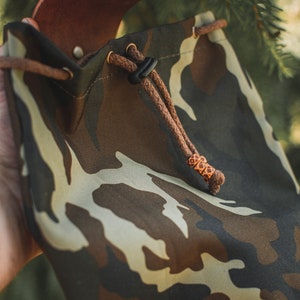 Sac de recherche de nourriture Bushcraft Camouflage Green