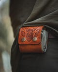 Bushcraft Foraging Bag - Handmade Bushcraft Belt Pouch for Gathering and Outdoor Use product logo