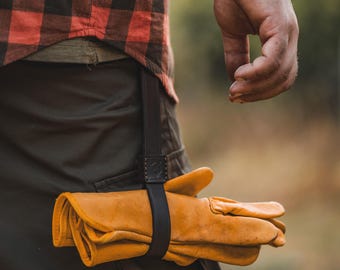 Leather Gloves Holder