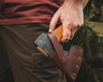 Leather Axe Sheath for 8cm Blades