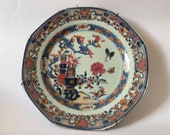 19th century Chinese Famille Rose Imari porcelain plate