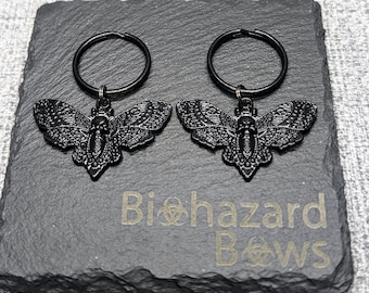 Charms para botas de polilla negra: joyería gótica y de estilo witchcore para bolsos