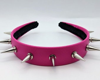 Bad Bharbie - Corona con pinchos - Diadema con pinchos rosa