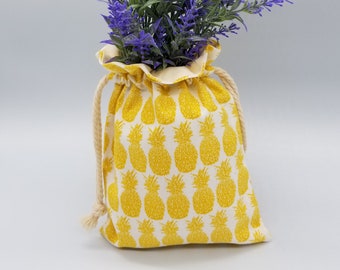 Pineapple Fruit Drawstring Bag