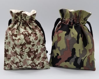 Camouflage Drawstring Bag