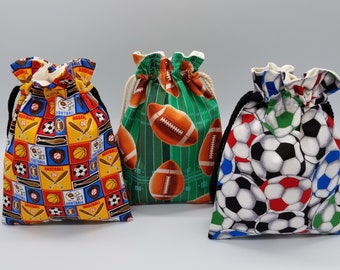 Football Sport Drawstring Bag