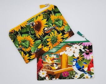 Sunflower and Cardinal Bag