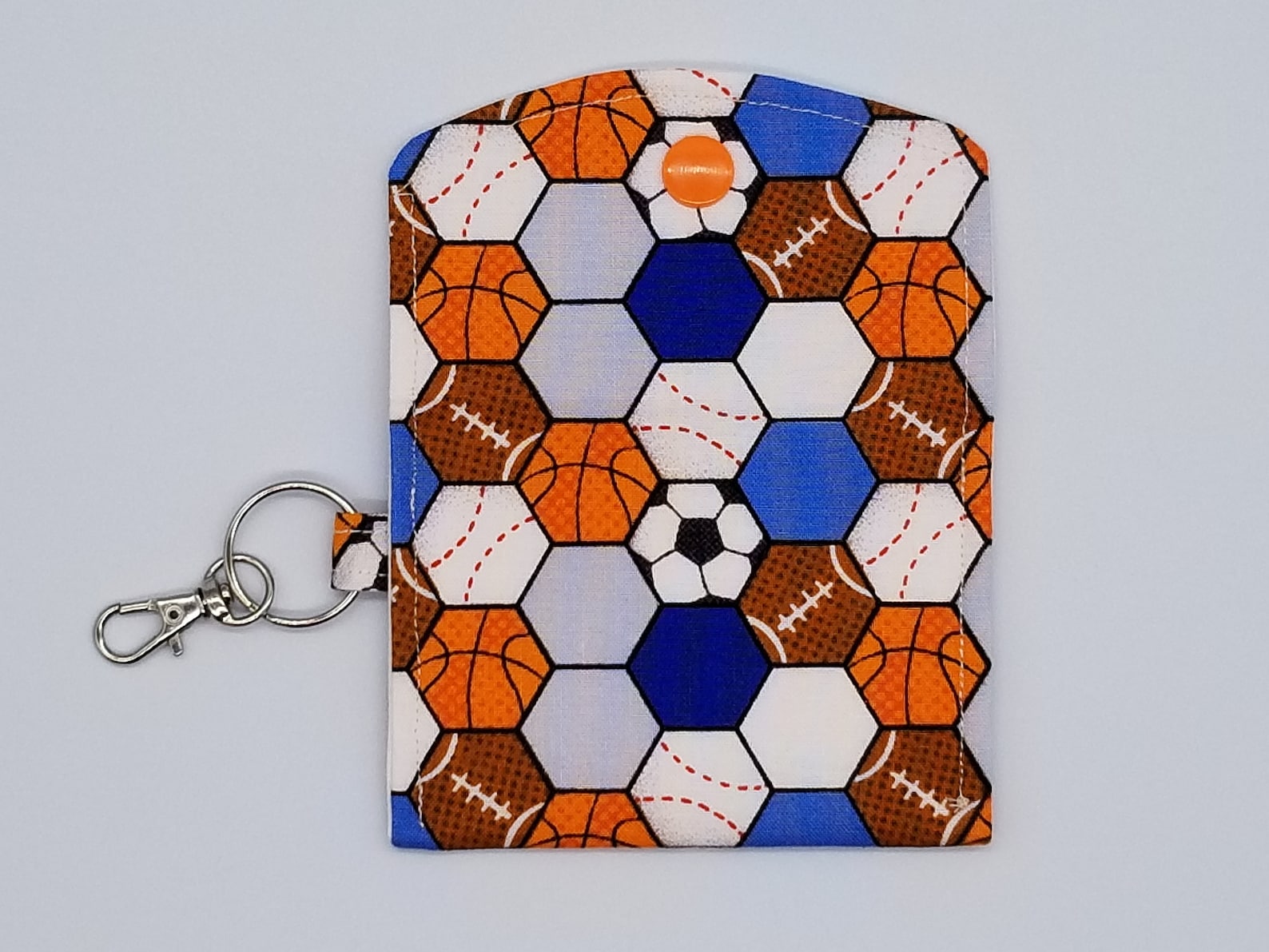 Sport Card Holder Wallet Keychain Cute Wallet Slim Etsy