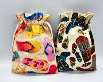 Shoe Drawstring Fabric Gift Bag