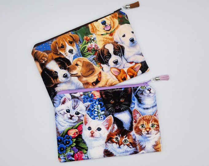 Kitty and Puppy bag