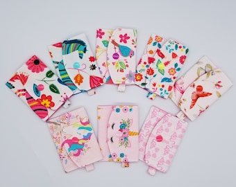 Pink Kids Wallet Keychains