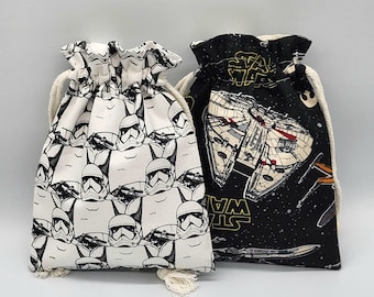 Spaceship Fabric Gift Bag
