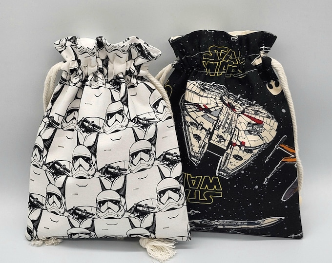 Spaceship Fabric Gift Bag