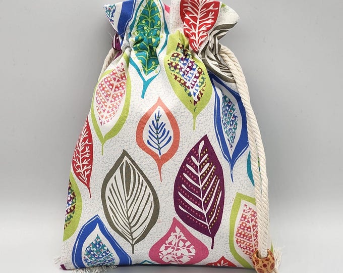 Reusable Fabric Gift Bag, Leaf
