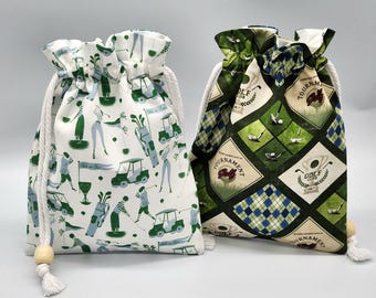 Golf  Drawstring Fabric Bag