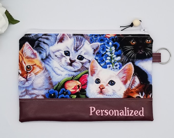 Kitty Cat Zipper Pouch