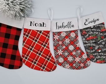 Plaid / Gingham / Snowflake / Red Truck