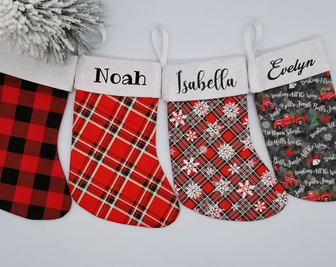Plaid / Gingham / Snowflake / Red Truck