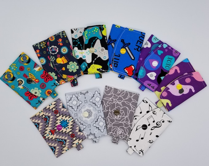 Gift Card Holder, Kids Snap Wallet Keychains