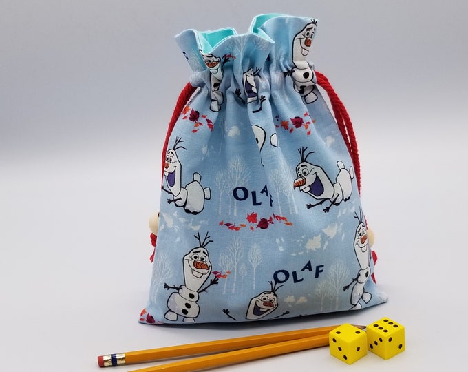 Reusable Fabric Gift Bag, Blu fabric Pouch