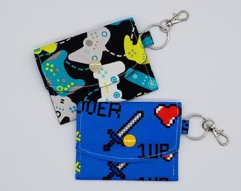 Game Lover Wallet Keychains/ gift card bag