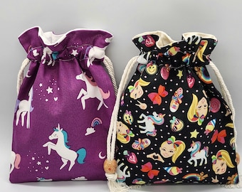 Unicorn Drawstring Fabric Gift Bag