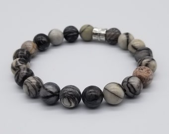 Black Silk Stone Bracelet