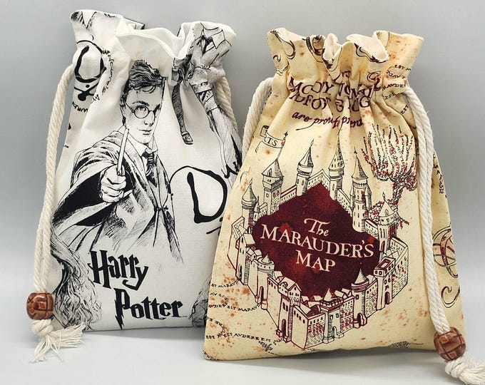 Fantasy Drawstring Fabric Gift Bag