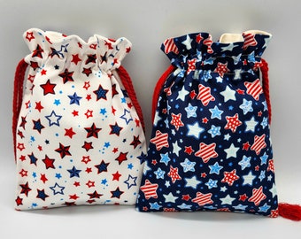 Little Star Drawstring Fabric Gift Bag