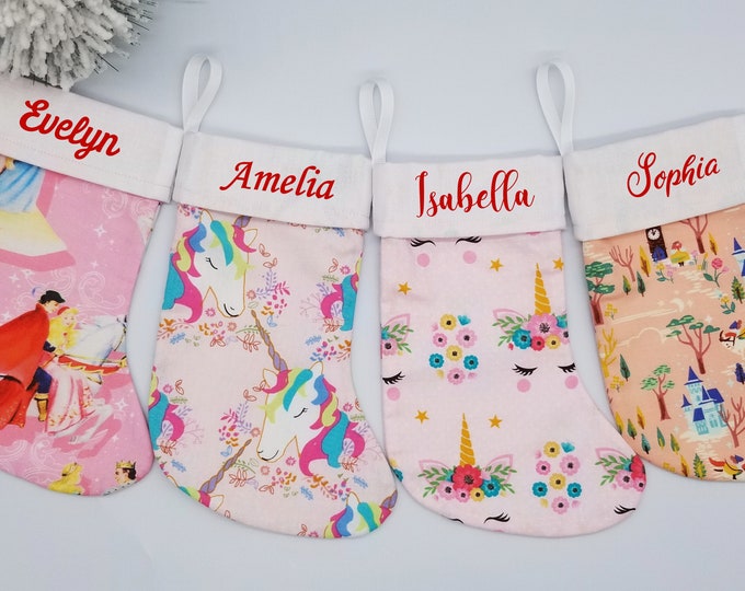 Pink Stocking / Unicorn / Prince / Castle