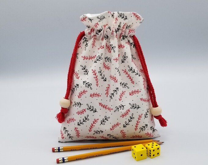 Reusable Fabric Gift Bag, Leave