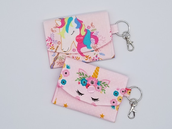 Pretty Pink Wallet Keychain