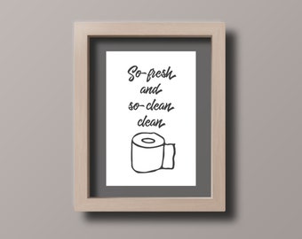 Grappige badkamerposter | Toiletbord | Lied citaat