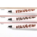 NuView Cosmetics Microblading Waterproof Fork Tip Tattoo Eyebrow Pencil (Brown)