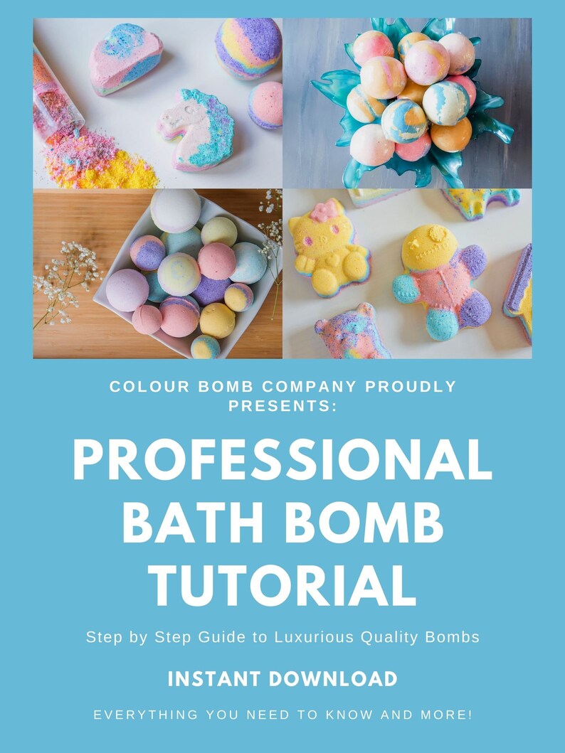 Professional Bath Bomb Tutorial DIY Instant Download Make Your Own ...