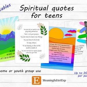 Printable Spiritual Quotes for Teens