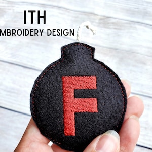 F-bomb Maschinenstickerei In The Hoop Design - Anfänger ITH Maschinenstickerei Design Datei - 10 x 10 cm Rahmen - In The Hoop Projects - Gag Geschenk
