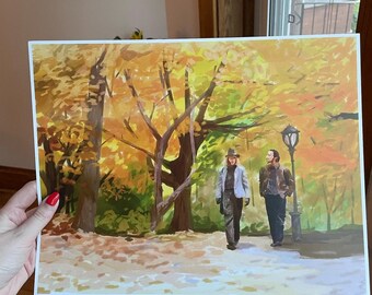 When Harry Met Sally Inspired Painting (11 x 14)
